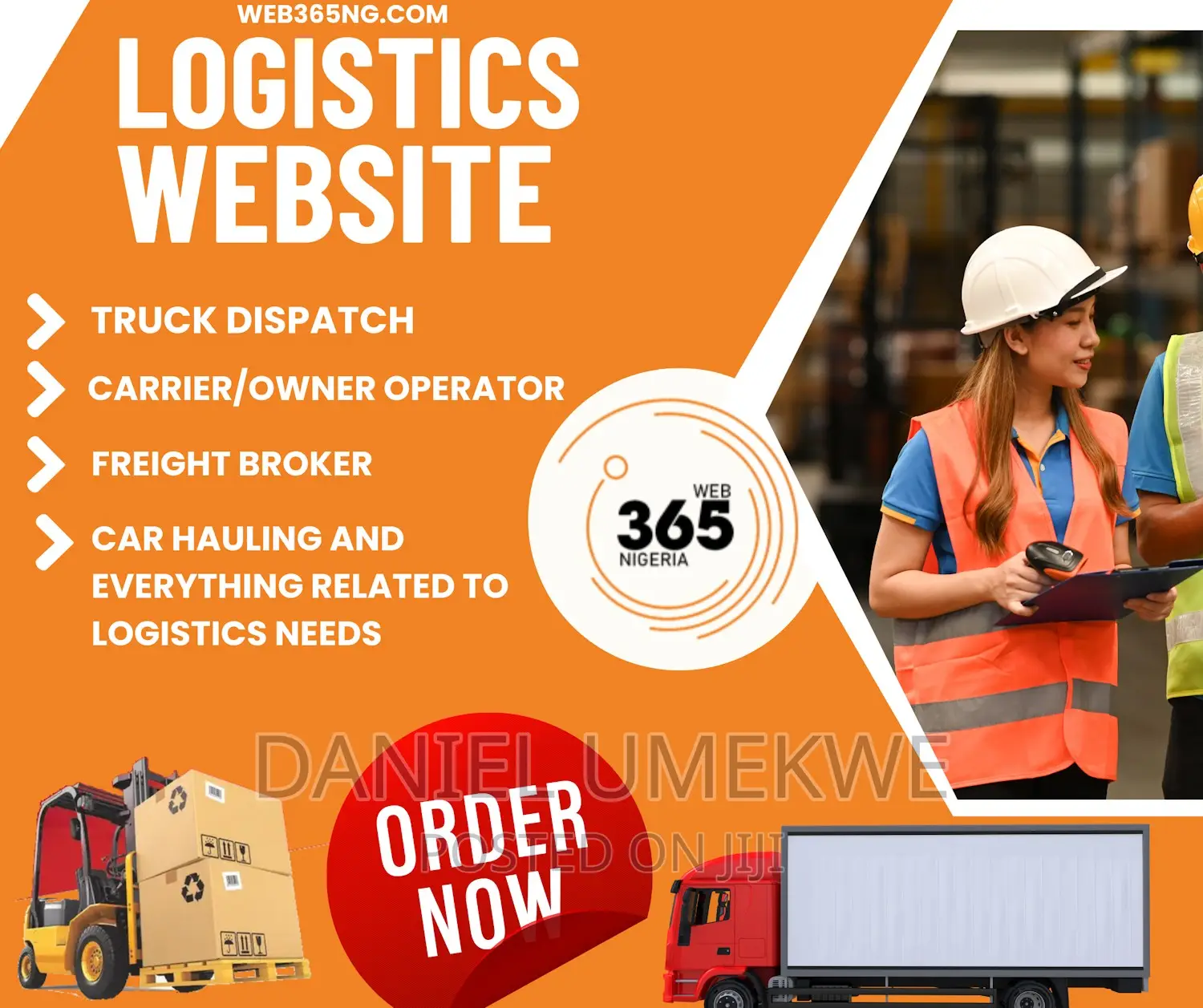 We Design Logistics Website, Freight, Trucking, Dispatch