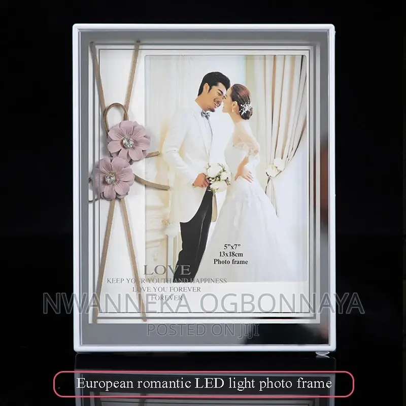 Glass Usb + Led Luminous Photo Frame