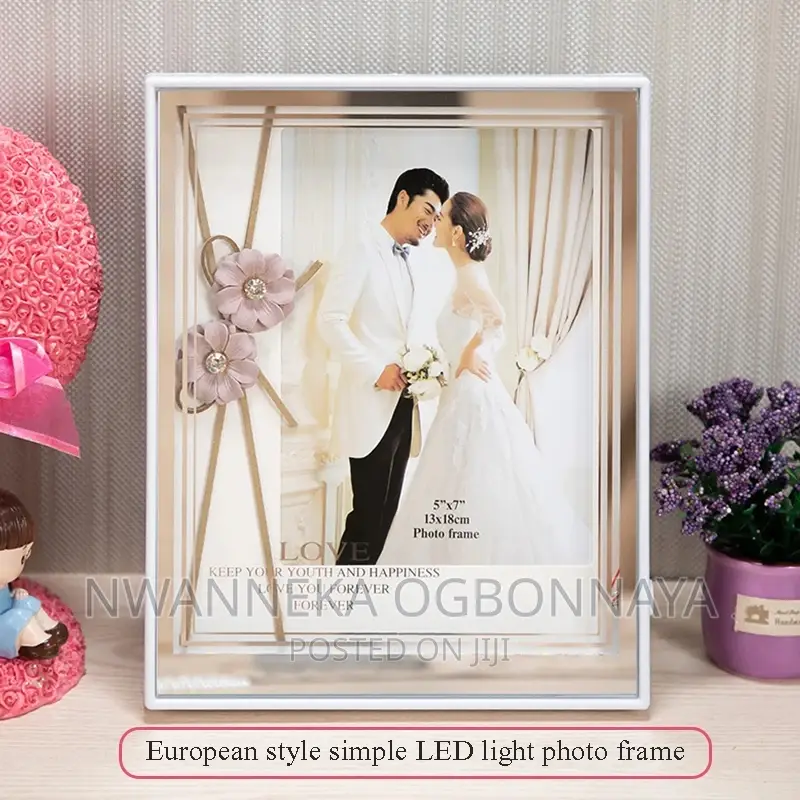 Glass Usb + Led Luminous Photo Frame