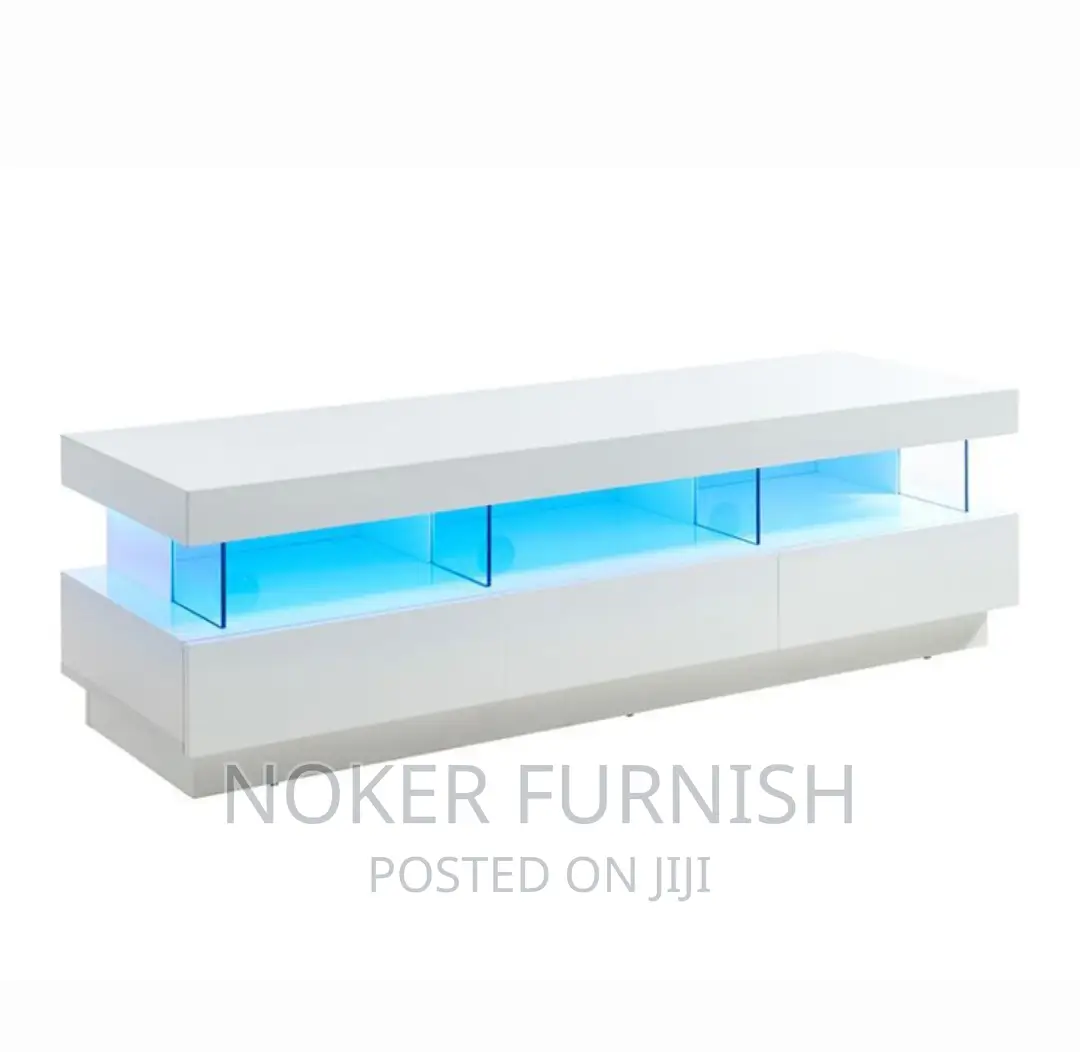 TV Stand Console With Light