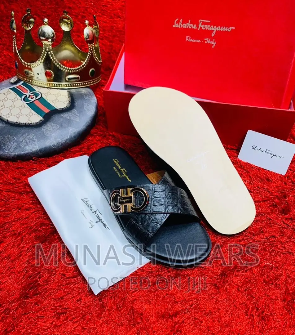 Leather Slipers for Men