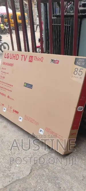 Brand New LG 85" Android Smart Tv>Bluetooth>Flameless>Uhd
