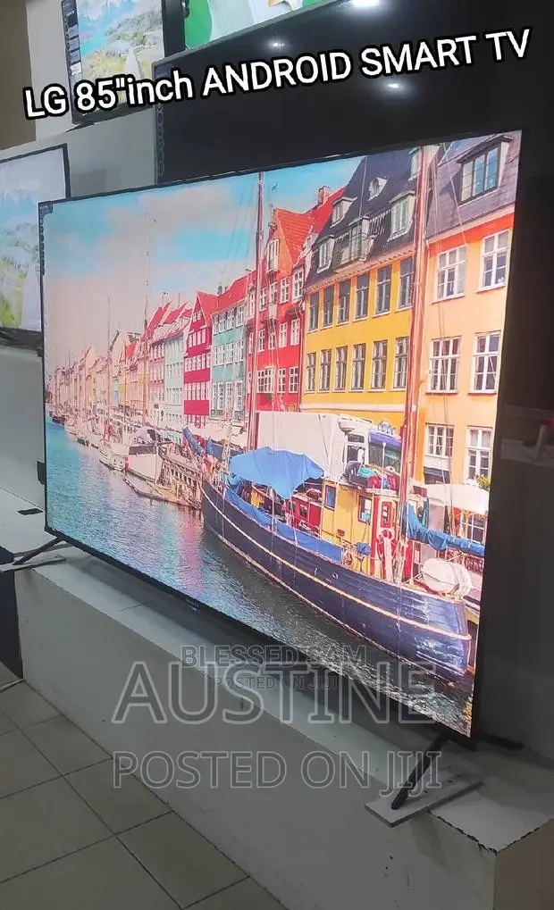 Brand New LG 85" Android Smart Tv>Bluetooth>Flameless>Uhd in Ojo - TV ...