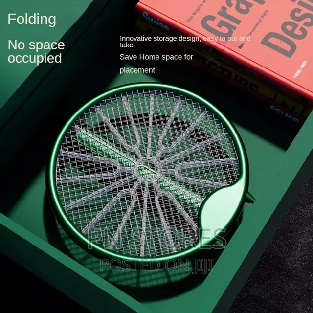 Foldable Insect Buzzer and Mosquito Swatter