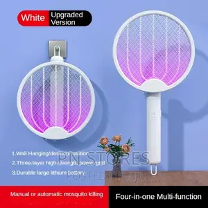 Foldable Insect Buzzer and Mosquito Swatter