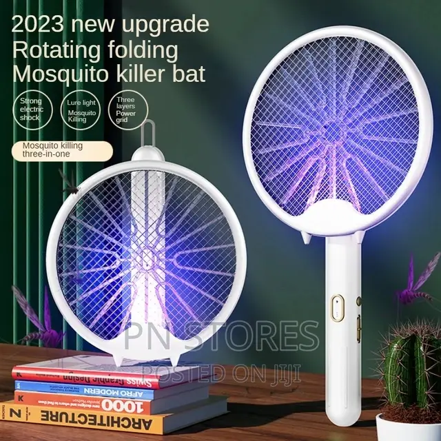 Foldable Insect Buzzer and Mosquito Swatter