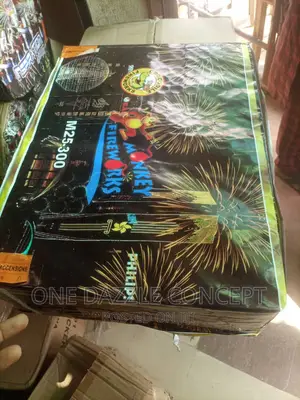 300 Shots Colorful Fireworks Cake
