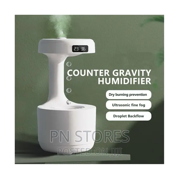 Anti Gravity Ultrasonic Bubble Humidifier Diffuser USB