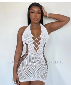 See Through Net Gown
