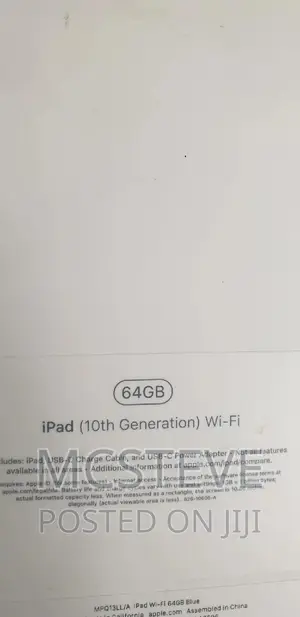 New Apple iPad 10.2 (2021) 64 GB Gray