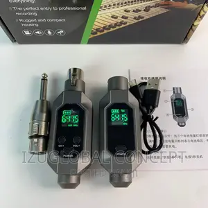 Wireless XLR Transmitter and Receiver Audio Mixer, PA