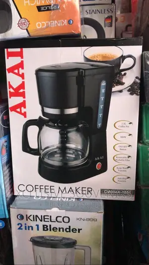 Original 1.5L Akai Coffee Maker 800W