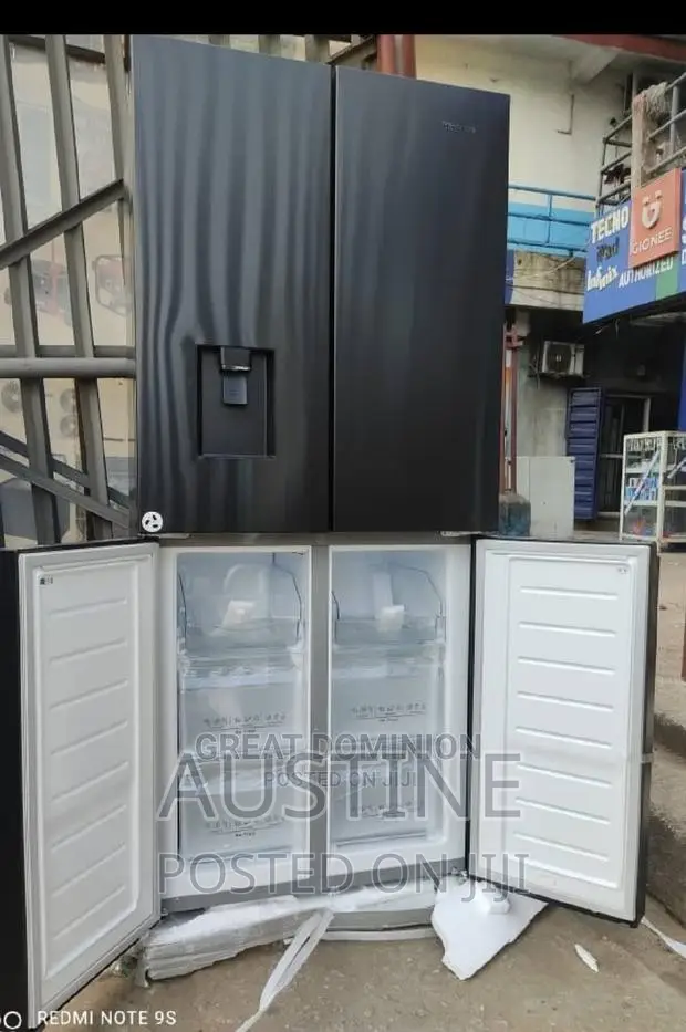 Brand New Hisense Side-Side>Black>>4doors>>Dispenser>>514L>>