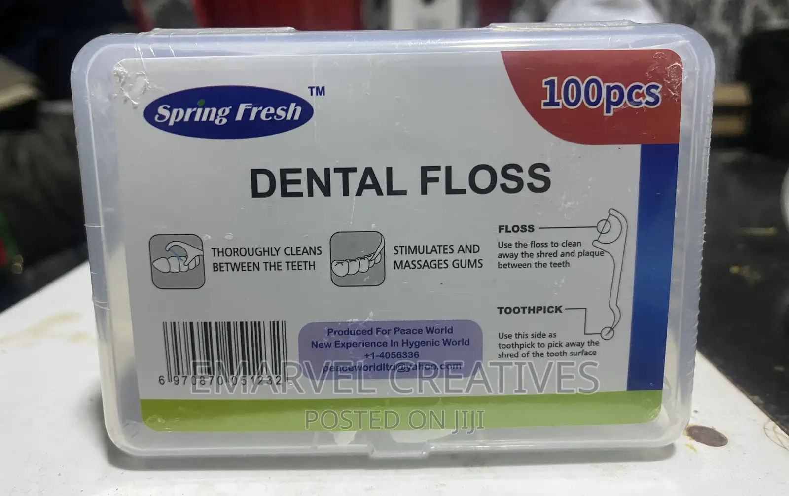 Spring Fresh Dental Floss by 100