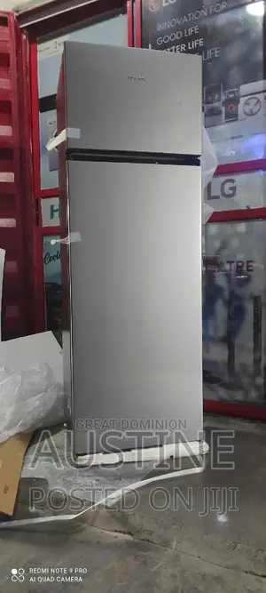 Brand New Hisense 240L Double Door Refrigerator>External>
