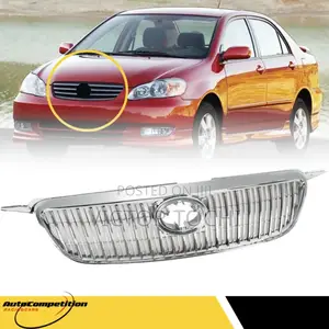 Stainless Front Grille Corolla 2003 - 2007