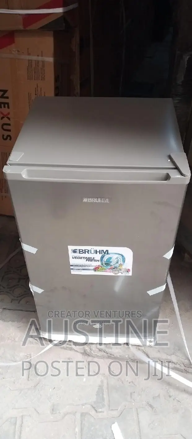 Brand New BRUHM 91L Table Top Refrigerator>Silver>External>