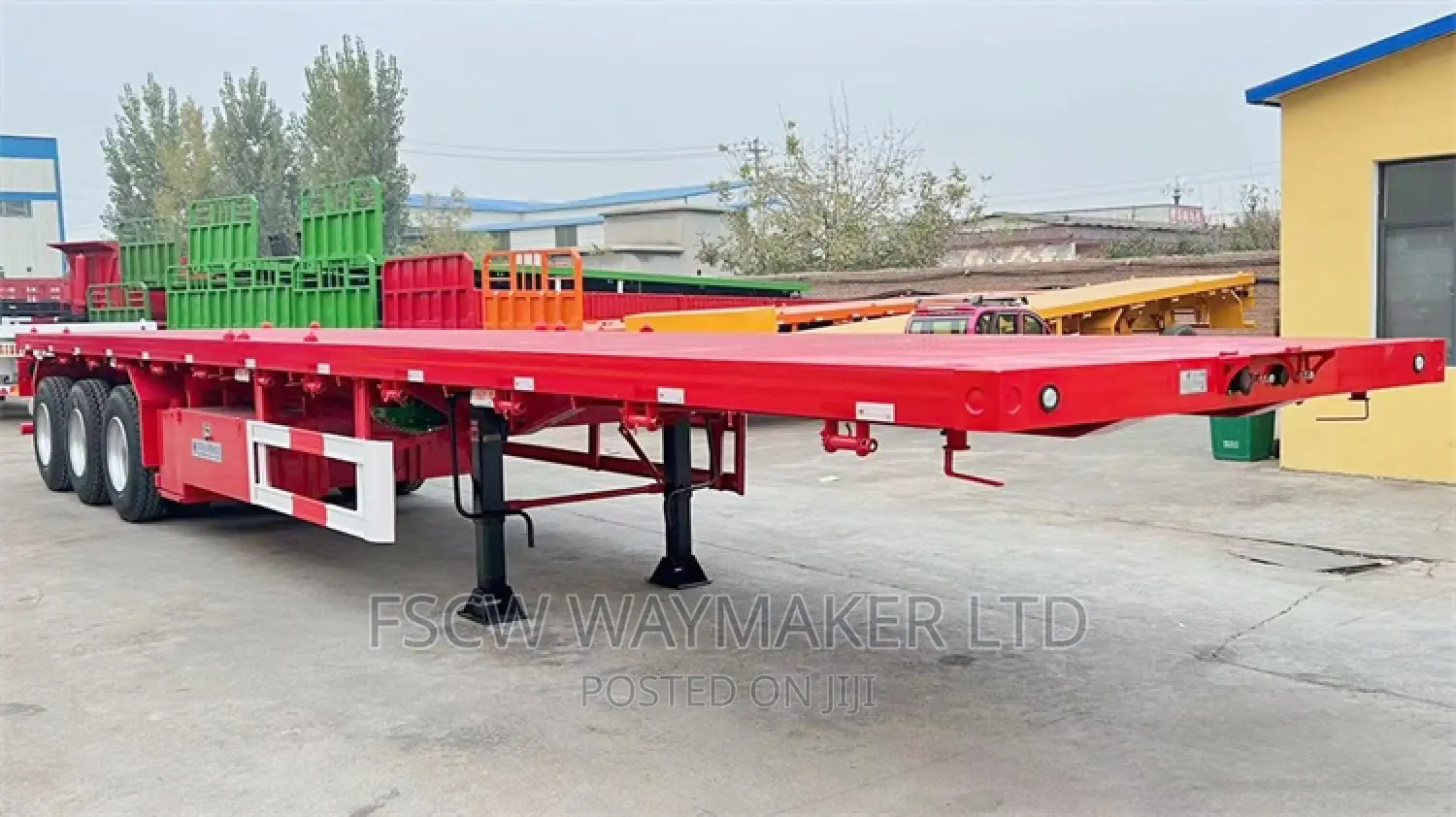 Trailers Manufacturing (Flatbed Tanker Container CNG Tipper)