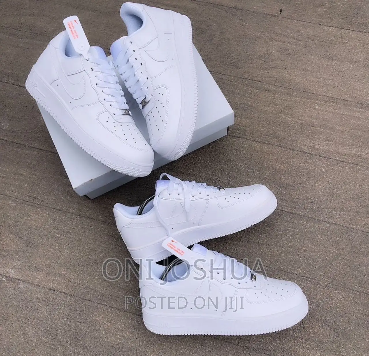 Plain White Sneakers