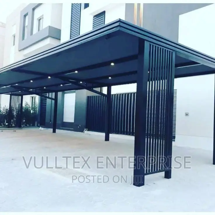 Carport. Square Pipe Design.