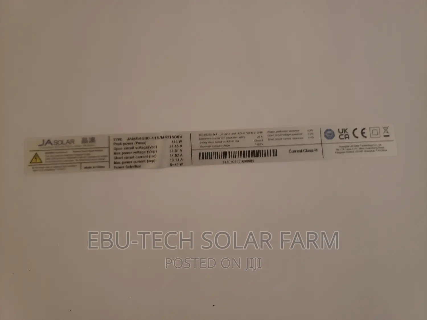 415w Solar Panels Black Mono
