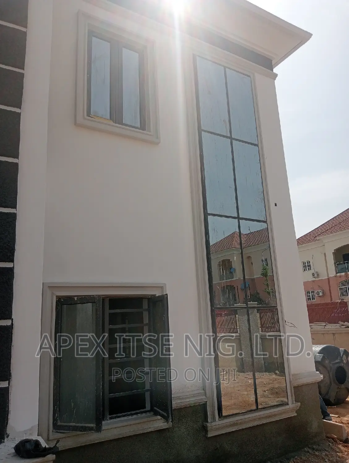 Grey Ref Glass Curtain Wall