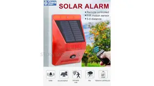 Solar Alarm Lamp With Remote Control