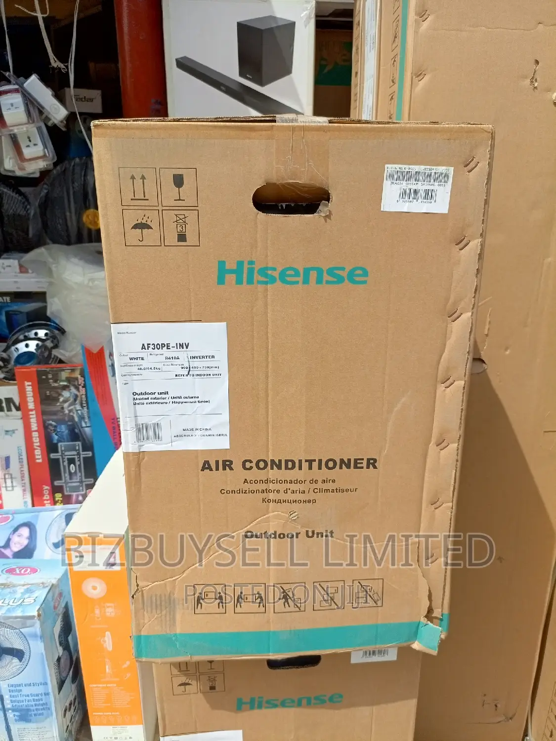 3 Tons Hisence Standing Inverter Air Conditioner.