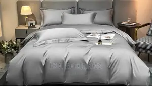 Silk Duvet, Bedsheet With 4 Pillowcases