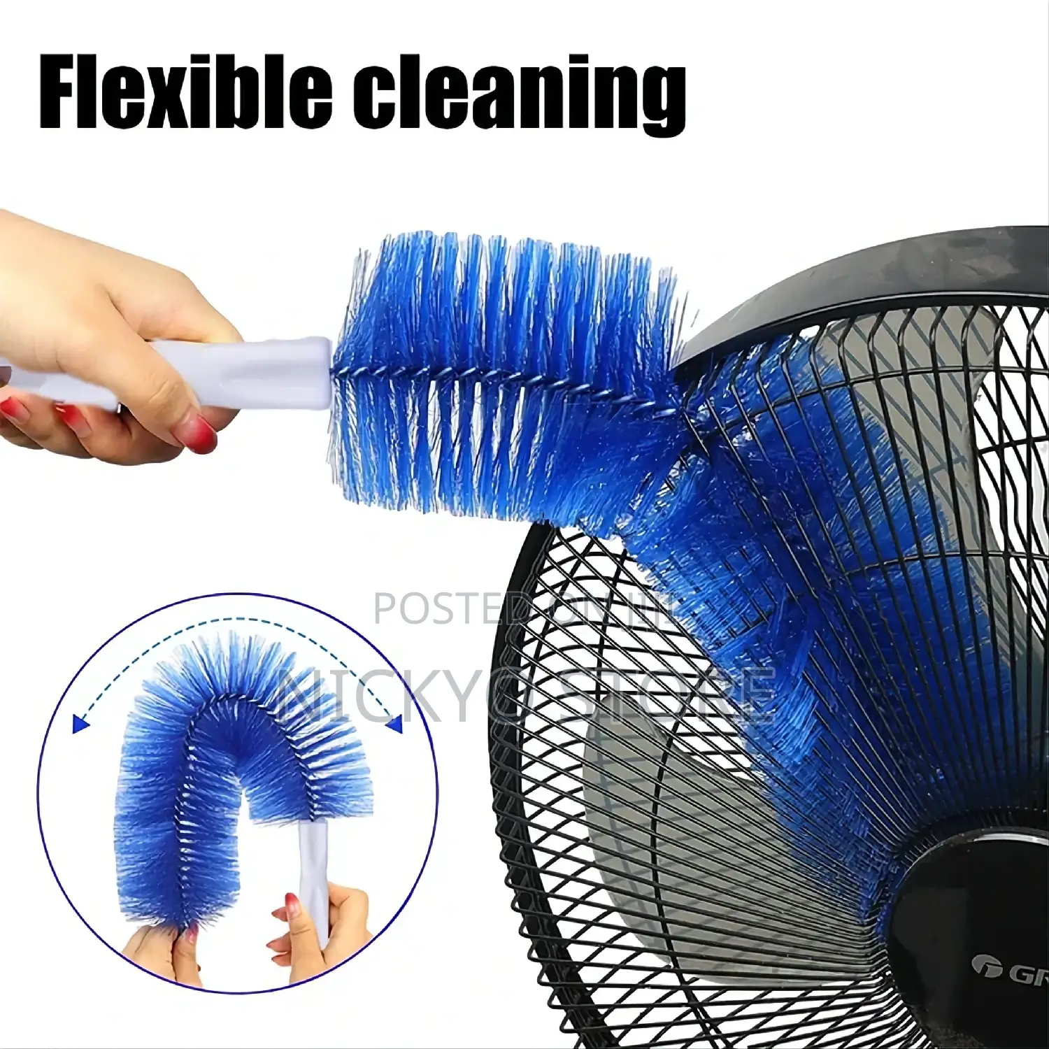 Flexible Fan Dusting Brush
