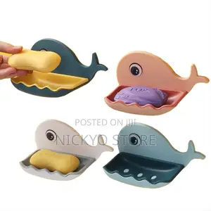 Whale Shape Soap Box Bathroom Drain Soap Holder