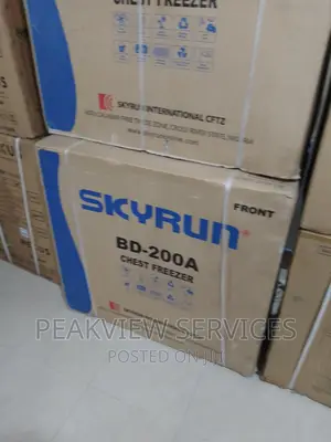 Fast Cooling BD-200A) Skyrun Chest Freezer With Key Lock