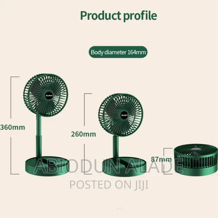 Portable Foldable Fan