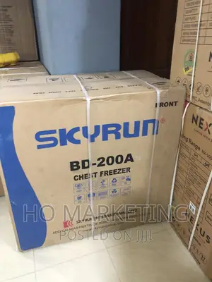 - Sky Run Chest Freezer 200l -Interior Led Light