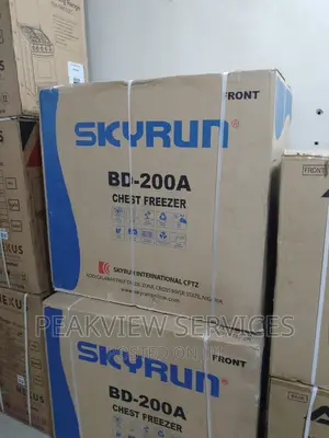 Super Cooling Skyrun Chest Freezer With Key Lock (200L)
