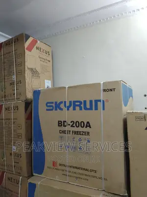 Super Quiet Skyrun 200L Chest Freezer With Key Lock