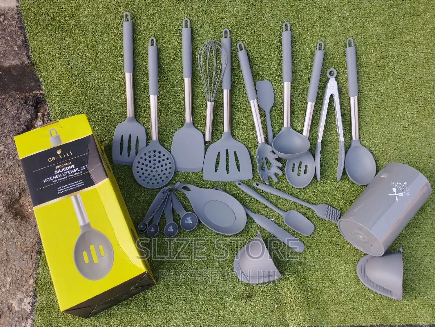 Go-Lili Premium Silicone Utensil Set -22pcs