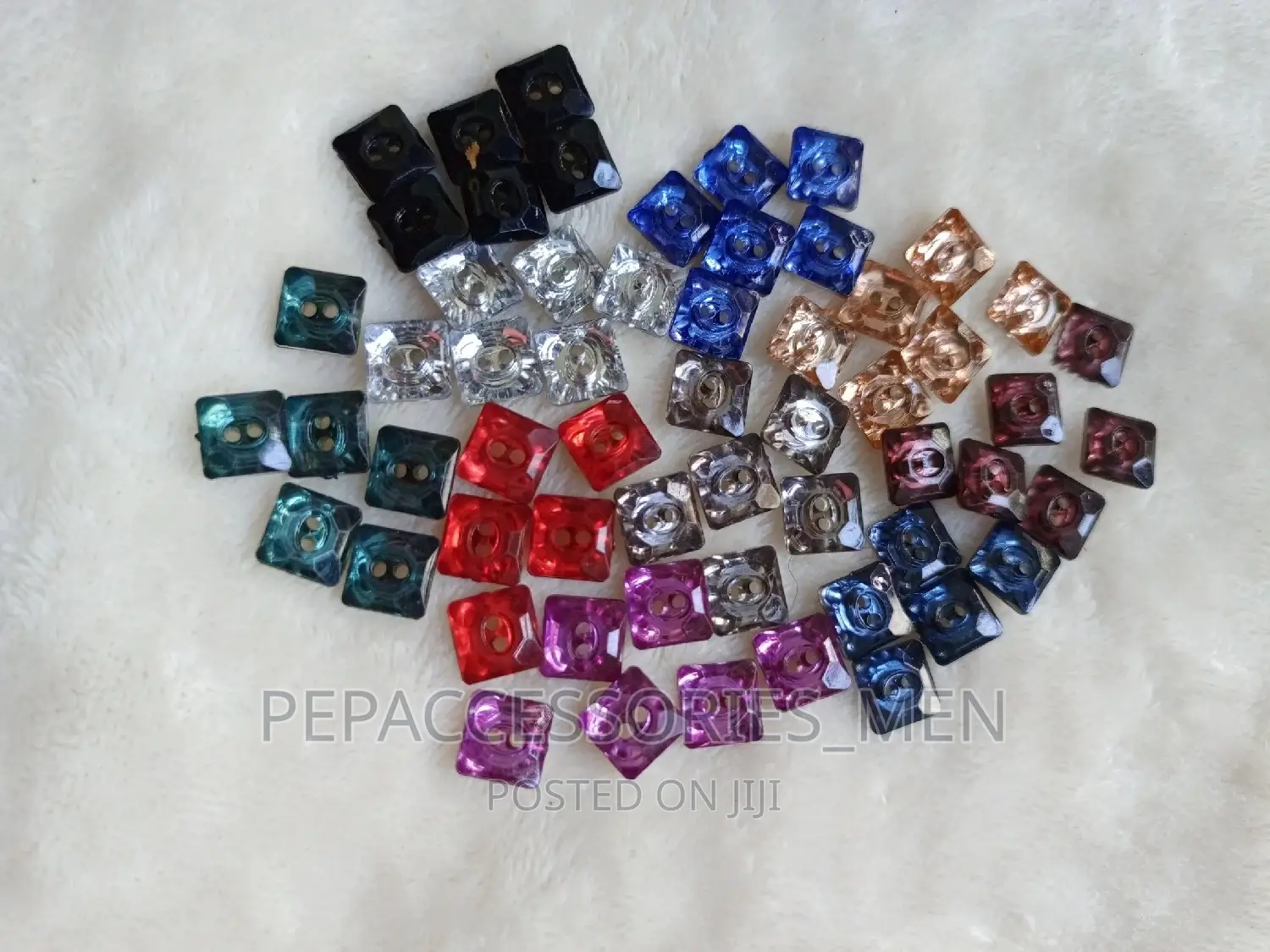 Acrylic Swarovski Buttons
