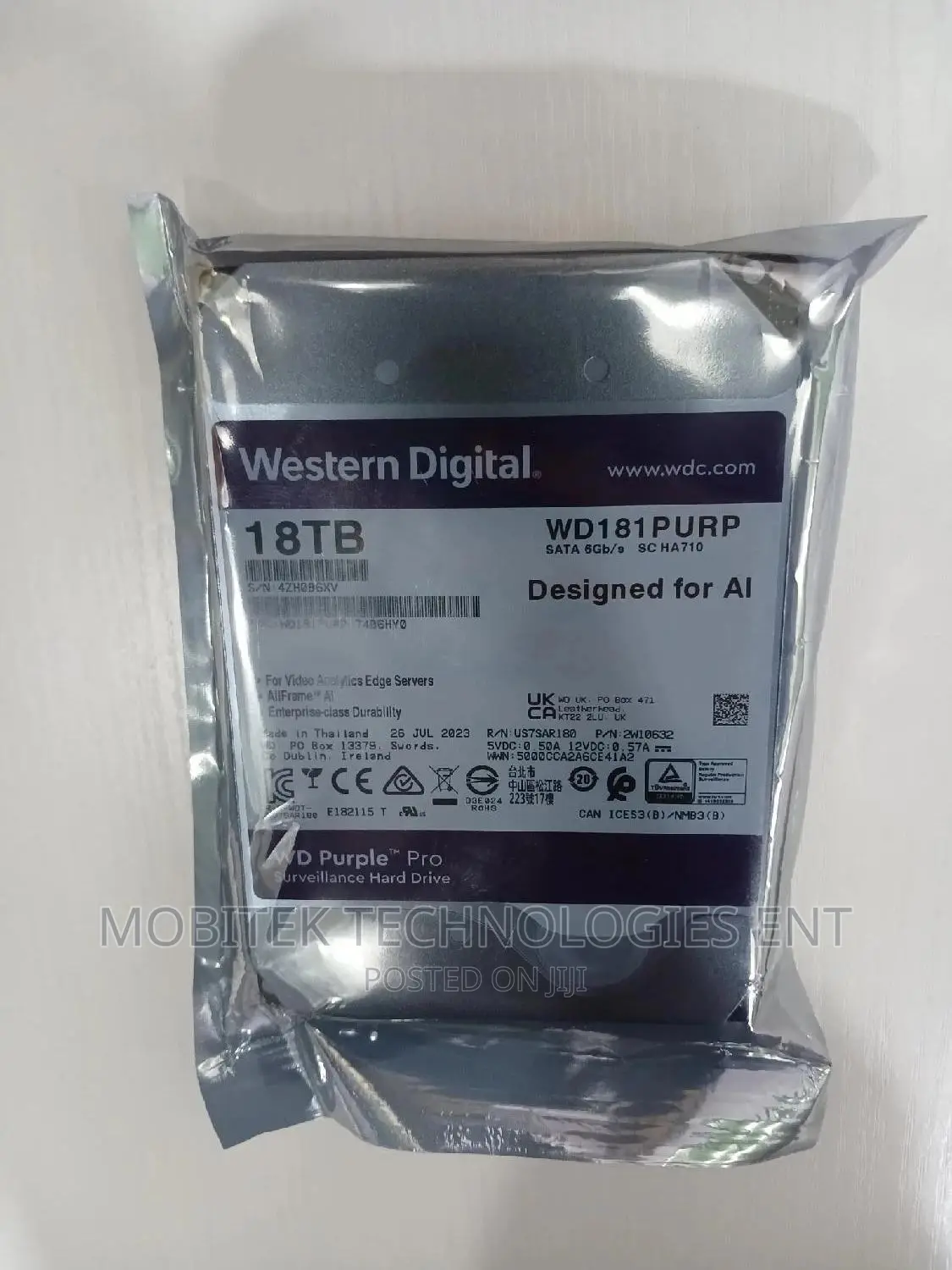 18tb Wd Surveillance Desktop Hard Drive