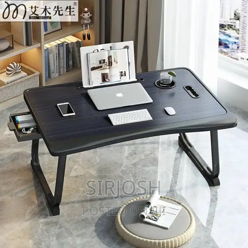 Bedside Laptop Table With Drawer