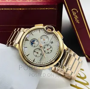 Photo - Cartier Chronograph Wristwatch Rosegold Strap