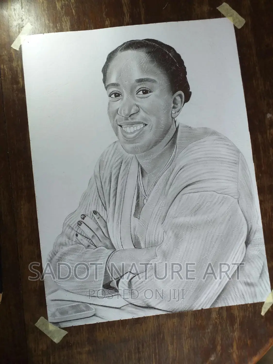 Pencil Drawing Artwork Frame