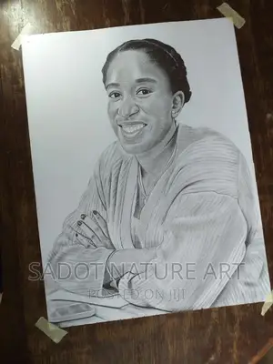 Pencil Drawing Artwork Frame