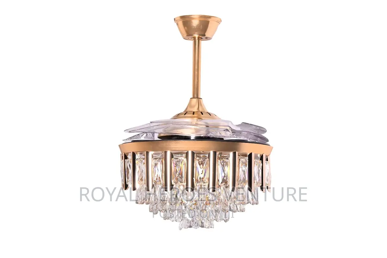 Luxury Fan Bluetooth Chandelier Light