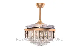 Luxury Fan Bluetooth Chandelier Light