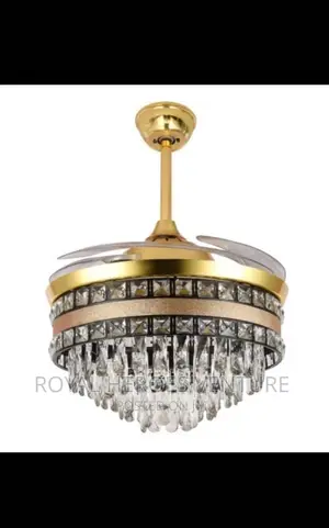 Luxury Fan Bluetooth Chandelier Light