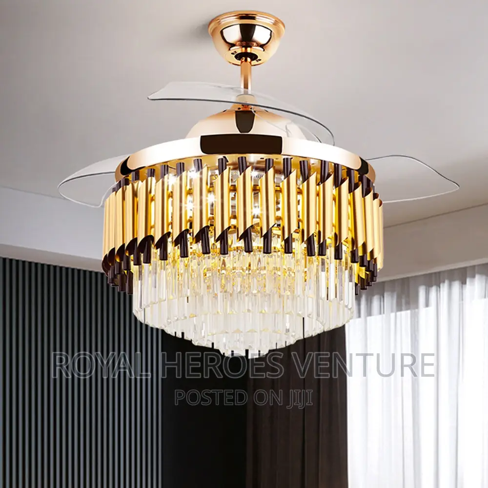 Luxury Fan Bluetooth Chandelier Light