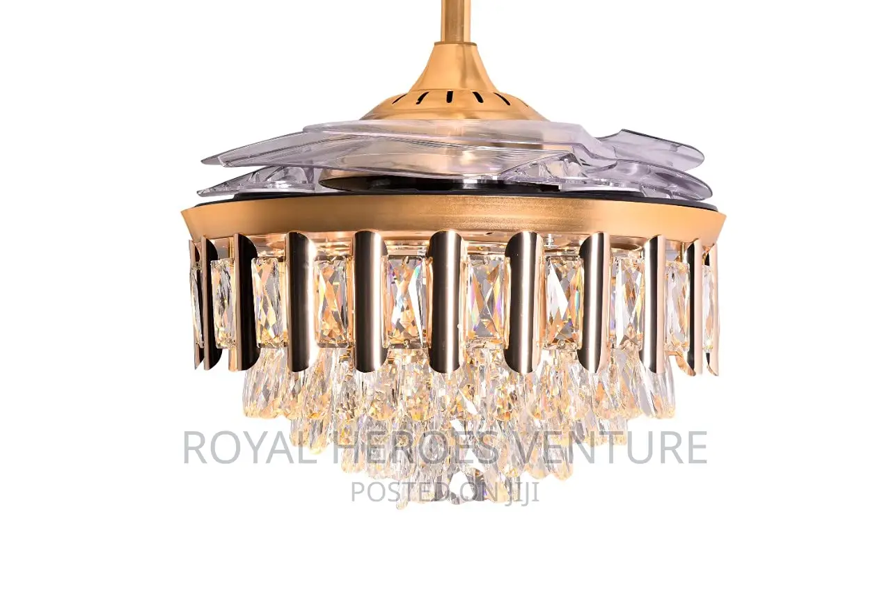 Luxury Fan Bluetooth Chandelier Light