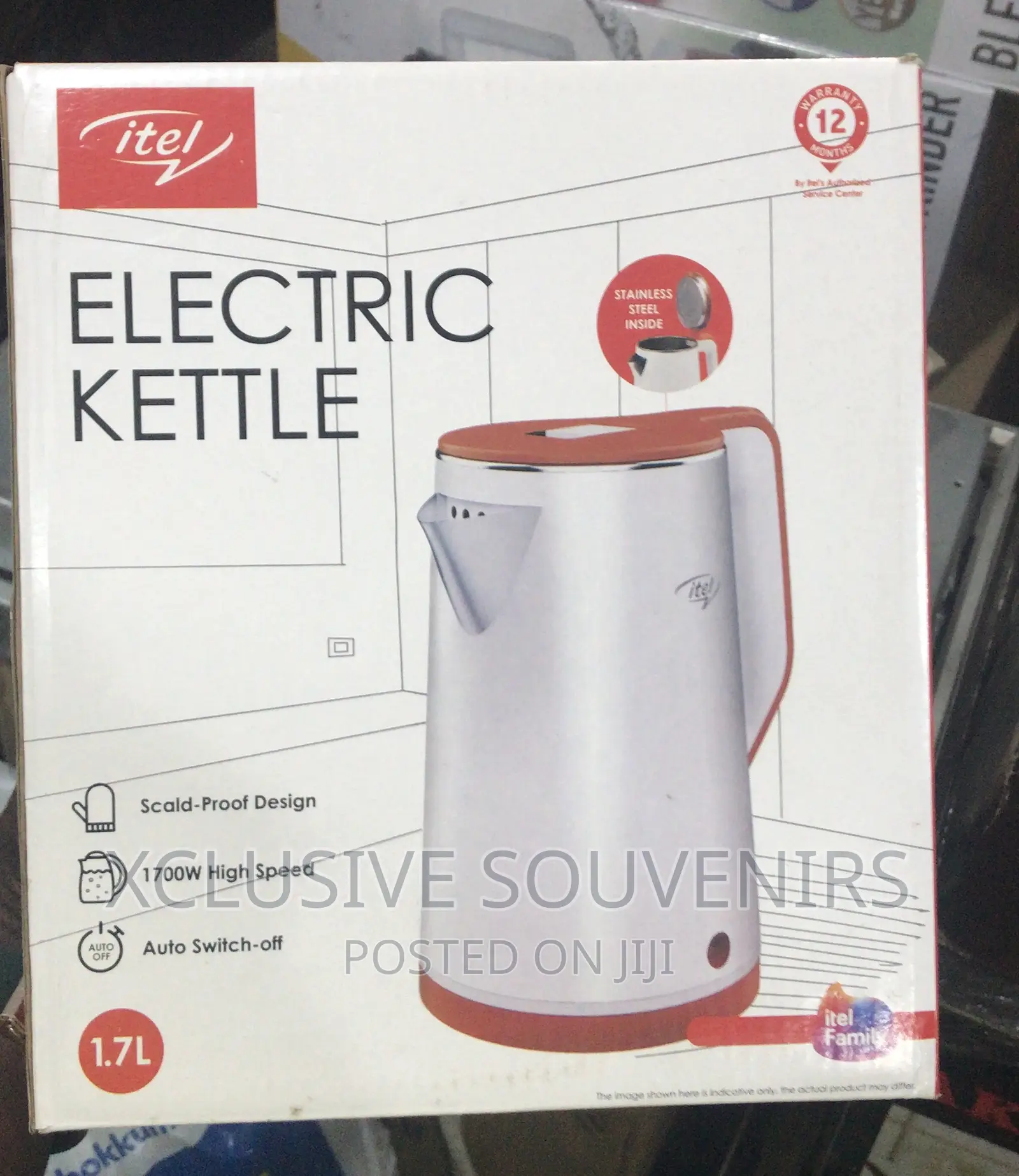 1.7L Original Itel Kettle 1700watts