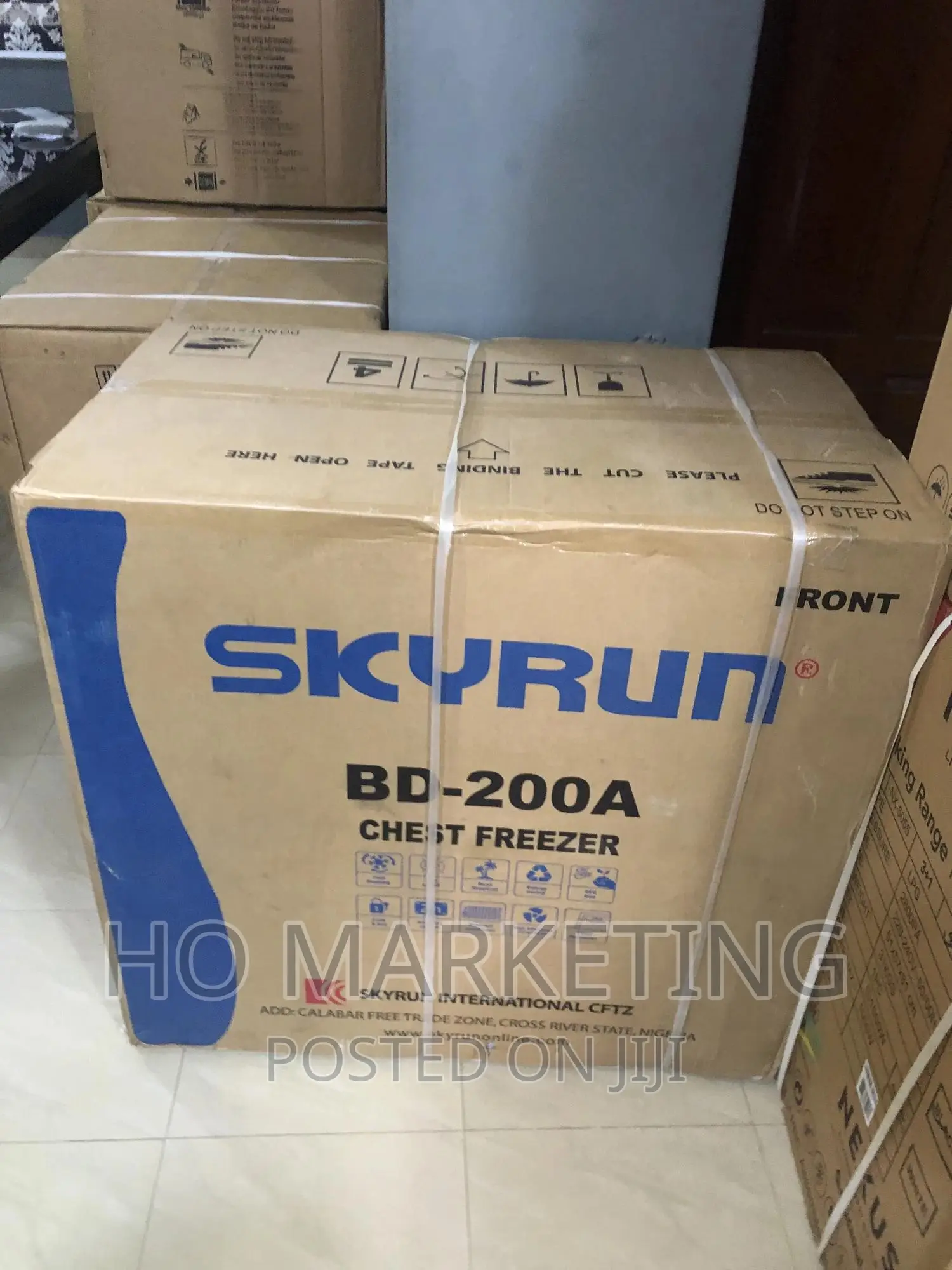 Fast Freeze Skyrun Freezer With Key Lock Bd-200a
